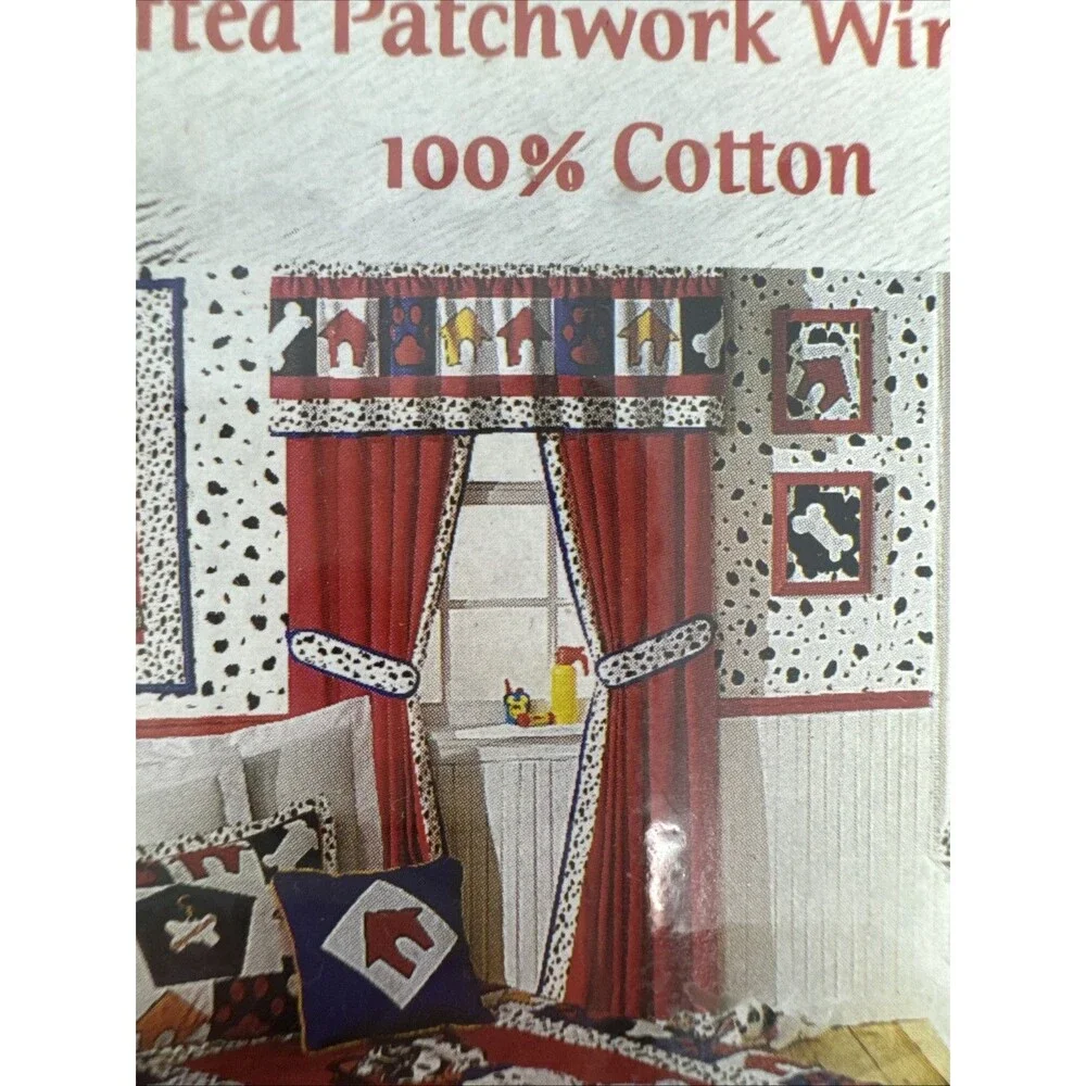 Vintage Disney 101 Dalmatians 60 inch Valance Curtain One Window NEW IN PACKAGE